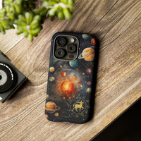 Mystical Galaxy & Sagittarius Zodiac Cell Phone Tough Case