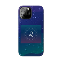 Leo Zodiac Symbol Birth Sign Slim iPhone Case