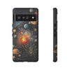 Mystical Galaxy & Gemini Zodiac Cell Phone Tough Case