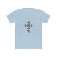 Celtic Cross Ornate Men's Cotton Crew Tee