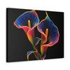 Calla Lillies in Baroque Neon Canvas Gallery Wraps