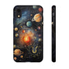 Mystical Galaxy & Taurus Zodiac Cell Phone Tough Case