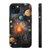 Mystical Galaxy & Aquarius Zodiac Cell Phone Tough Case