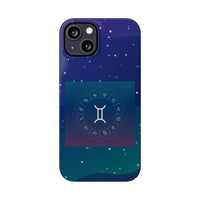 Gemini Zodiac Symbol Birth Sign Slim Phone Case