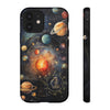 Mystical Galaxy & Aquarius Zodiac Cell Phone Tough Case