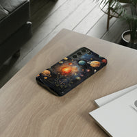 Mystical Galaxy & Libra Zodiac Cell Phone Tough Case