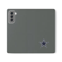 Dallas Football Flip Case, Football Wallet Case, Dallas Cowboys Folio, iPhone, Samsung