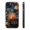 Mystical Galaxy & Aquarius Zodiac Cell Phone Tough Case