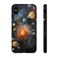 Mystical Galaxy & Libra Zodiac Cell Phone Tough Case