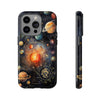 Mystical Galaxy & Leo Zodiac Cell Phone Tough Case