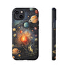 Mystical Galaxy & Virgo Zodiac Cell Phone Tough Case