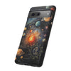 Mystical Galaxy & Aquarius Zodiac Cell Phone Tough Case