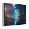 Serene Mystical Forest Canvas Gallery Wraps