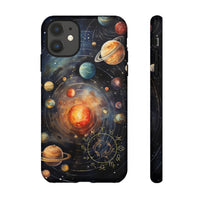 Mystical Galaxy & Pisces Zodiac Cell Phone Tough Case