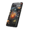 Mystical Galaxy & Sagittarius Zodiac Cell Phone Tough Case