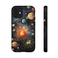 Mystical Galaxy & Sagittarius Zodiac Cell Phone Tough Case