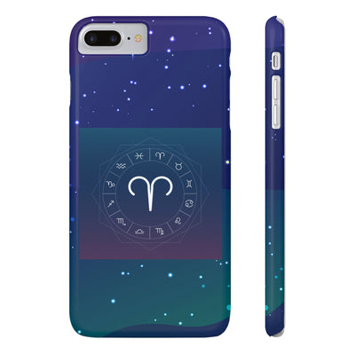 Aries Zodiac Symbol Birth Sign Slim Phone Case