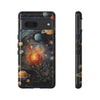 Mystical Galaxy & Capricorn Zodiac Cell Phone Tough Case