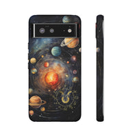 Mystical Galaxy & Taurus Zodiac Cell Phone Tough Case