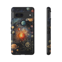 Mystical Galaxy & Leo Zodiac Cell Phone Tough Case