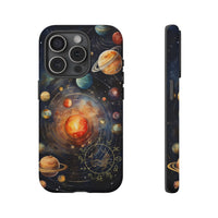 Mystical Galaxy & Capricorn Zodiac Cell Phone Tough Case