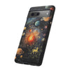 Mystical Galaxy & Sagittarius Zodiac Cell Phone Tough Case