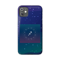 Sagittarius Zodiac Symbol Birth Sign Slim Phone Case