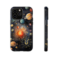 Mystical Galaxy & Taurus Zodiac Cell Phone Tough Case