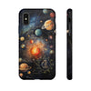 Mystical Galaxy & Aquarius Zodiac Cell Phone Tough Case