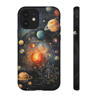 Mystical Galaxy & Libra Zodiac Cell Phone Tough Case