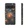 Mystical Galaxy & Leo Zodiac Cell Phone Tough Case