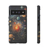 Mystical Galaxy & Capricorn Zodiac Cell Phone Tough Case