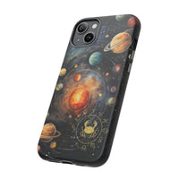 Mystical Galaxy & Cancer Zodiac Cell Phone Tough Case