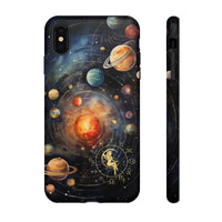 Mystical Galaxy & Virgo Zodiac Cell Phone Tough Case