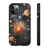 Mystical Galaxy & Capricorn Zodiac Cell Phone Tough Case