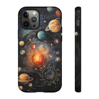 Mystical Galaxy & Capricorn Zodiac Cell Phone Tough Case