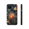 Mystical Galaxy & Aquarius Zodiac Cell Phone Tough Case