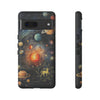 Mystical Galaxy & Sagittarius Zodiac Cell Phone Tough Case