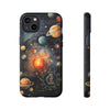 Mystical Galaxy & Aquarius Zodiac Cell Phone Tough Case