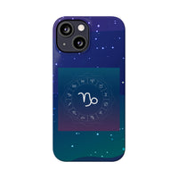 Capricorn Zodiac Symbol Birth Sign Slim iPhone Case