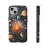 Mystical Galaxy & Virgo Zodiac Cell Phone Tough Case