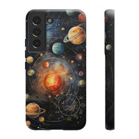 Mystical Galaxy & Capricorn Zodiac Cell Phone Tough Case