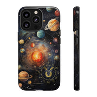 Mystical Galaxy & Taurus Zodiac Cell Phone Tough Case