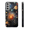 Mystical Galaxy & Aquarius Zodiac Cell Phone Tough Case