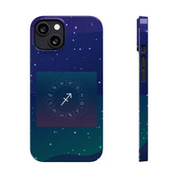 Sagittarius Zodiac Symbol Birth Sign Slim Phone Case