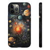 Mystical Galaxy & Pisces Zodiac Cell Phone Tough Case