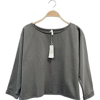 Organic Hemp Cotton Long Length Crop Top