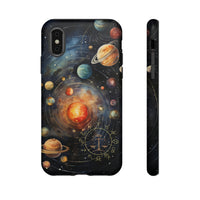 Mystical Galaxy & Libra Zodiac Cell Phone Tough Case