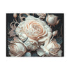 Baroque Soft Peach Rose on Canvas Gallery Wraps