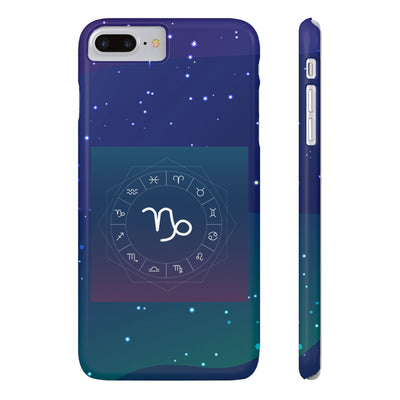 Capricorn Zodiac Symbol Birth Sign Slim iPhone Case